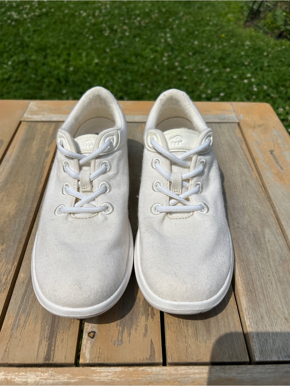 Women’s Merinos Sneakers Cream Size 9 Merino Wool